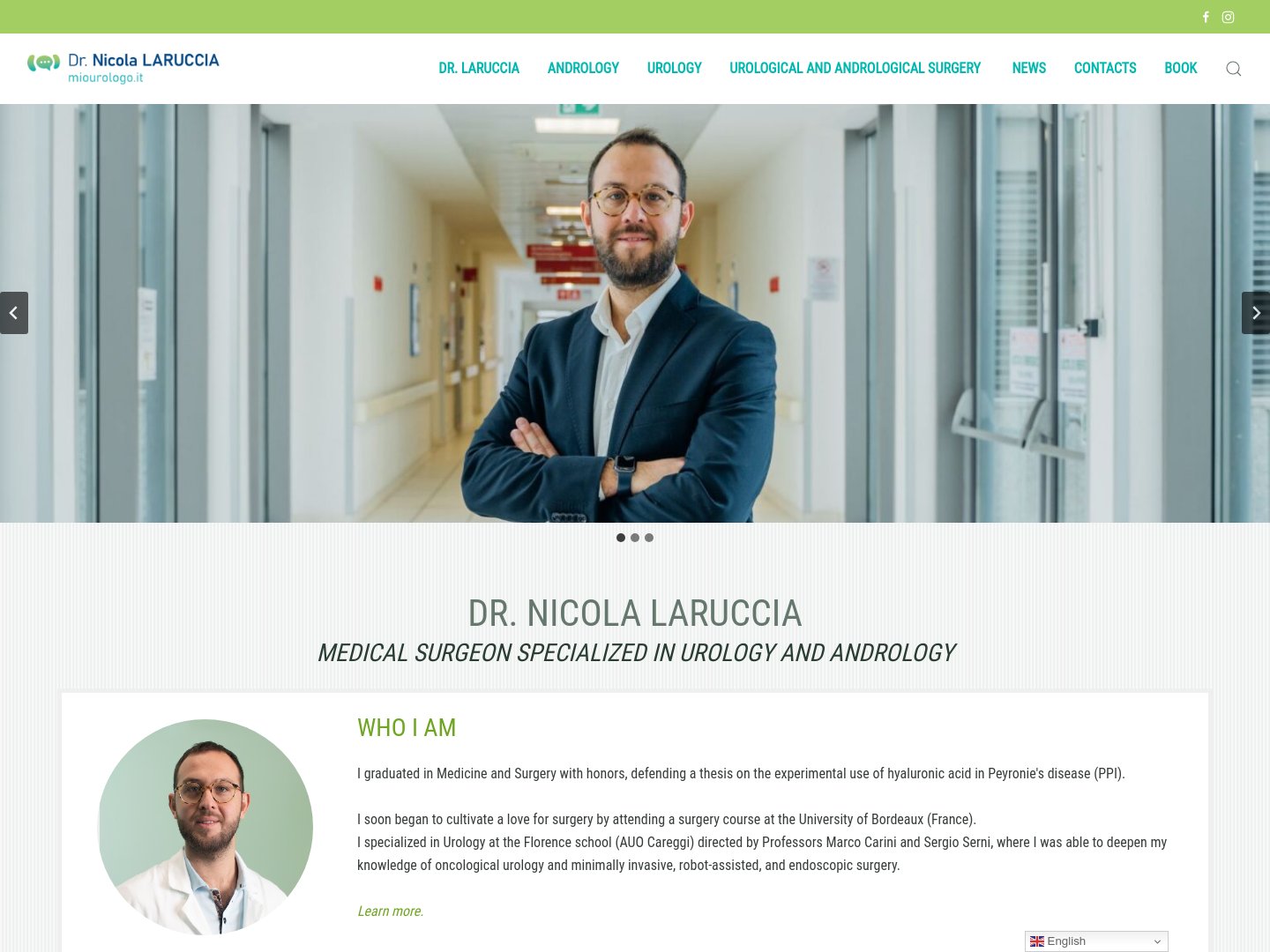 Sito MioUrologo.it — Dott. Nicola Laruccia