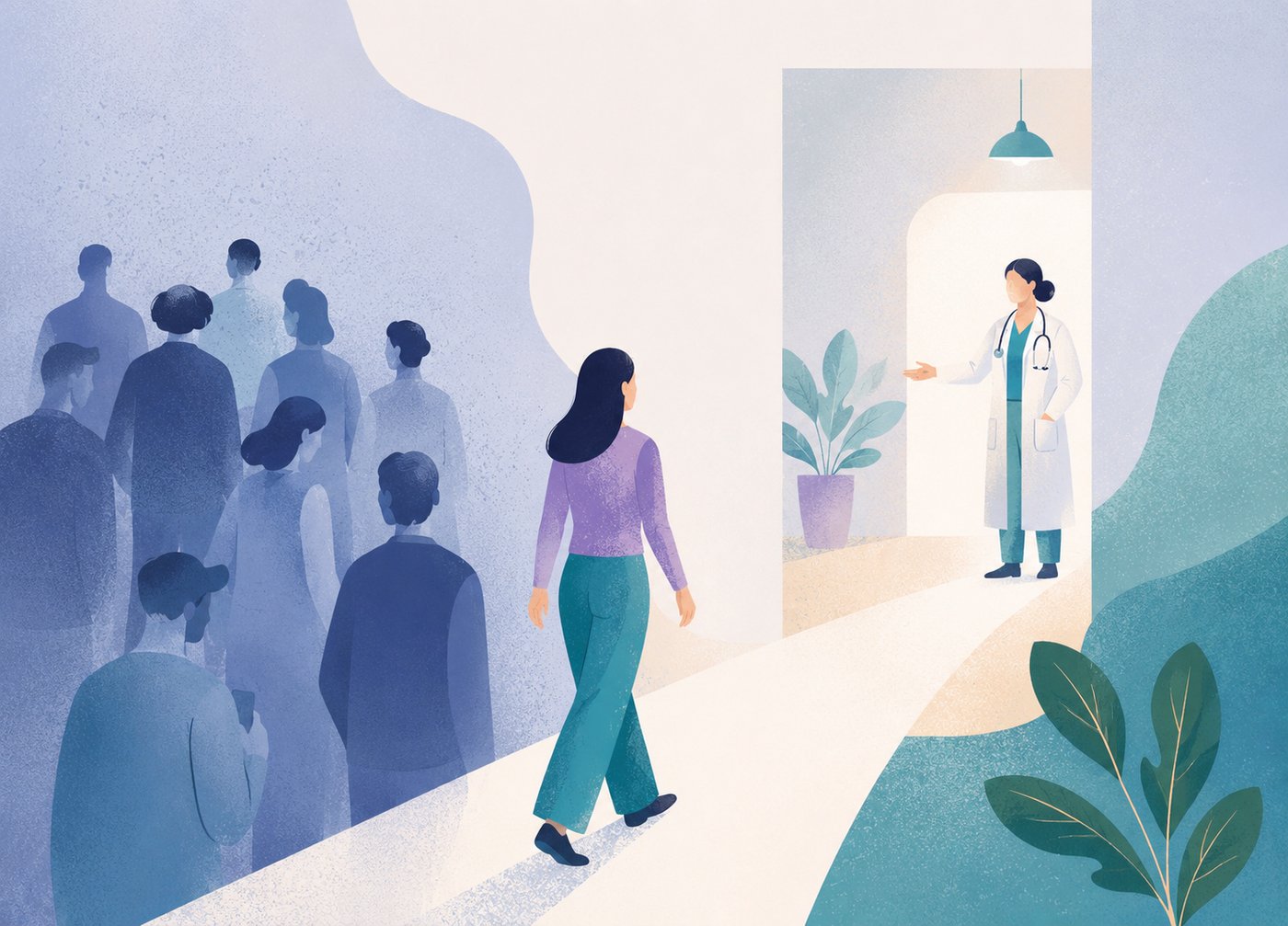 Illustrazione: attirare pazienti di qualità con la comunicazione che filtra